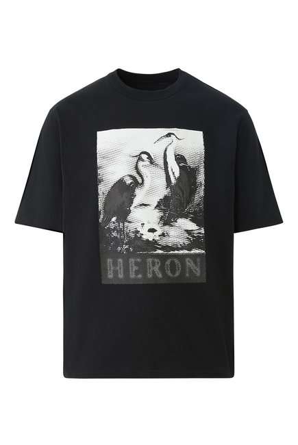 Halftone Heron T-Shirt